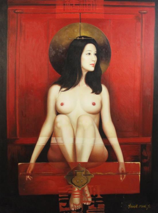 Rang Ming Yi, acrylic on canvas, 40.5in. x 30.5in., unframed